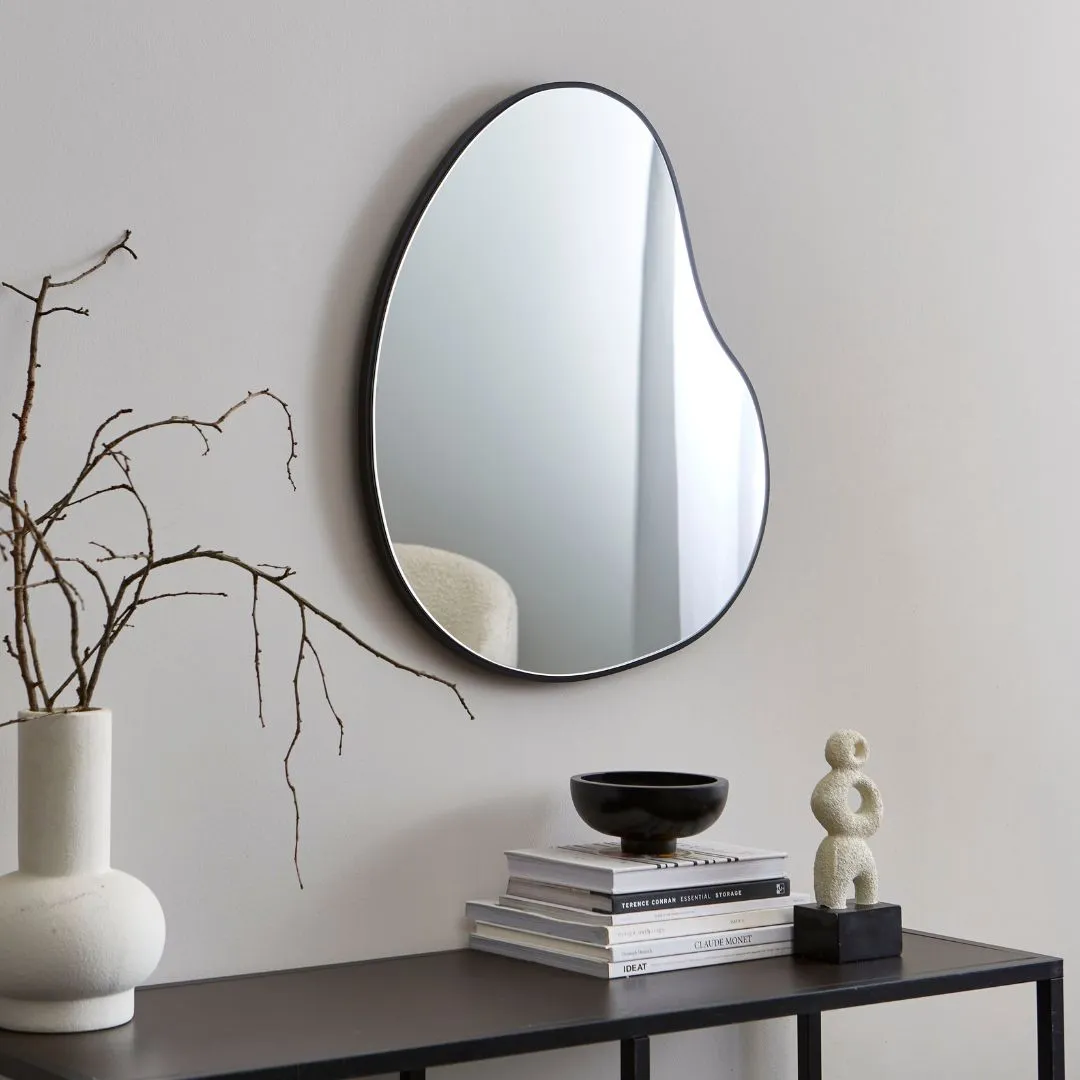 Koya Blob Wall Mirror - Black product