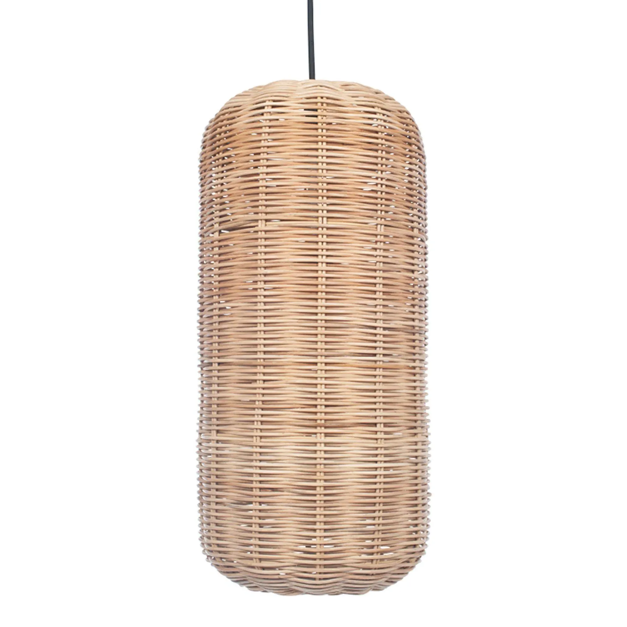 Lanai Capsule Pendant Ceiling Light - Natural, Rattan product