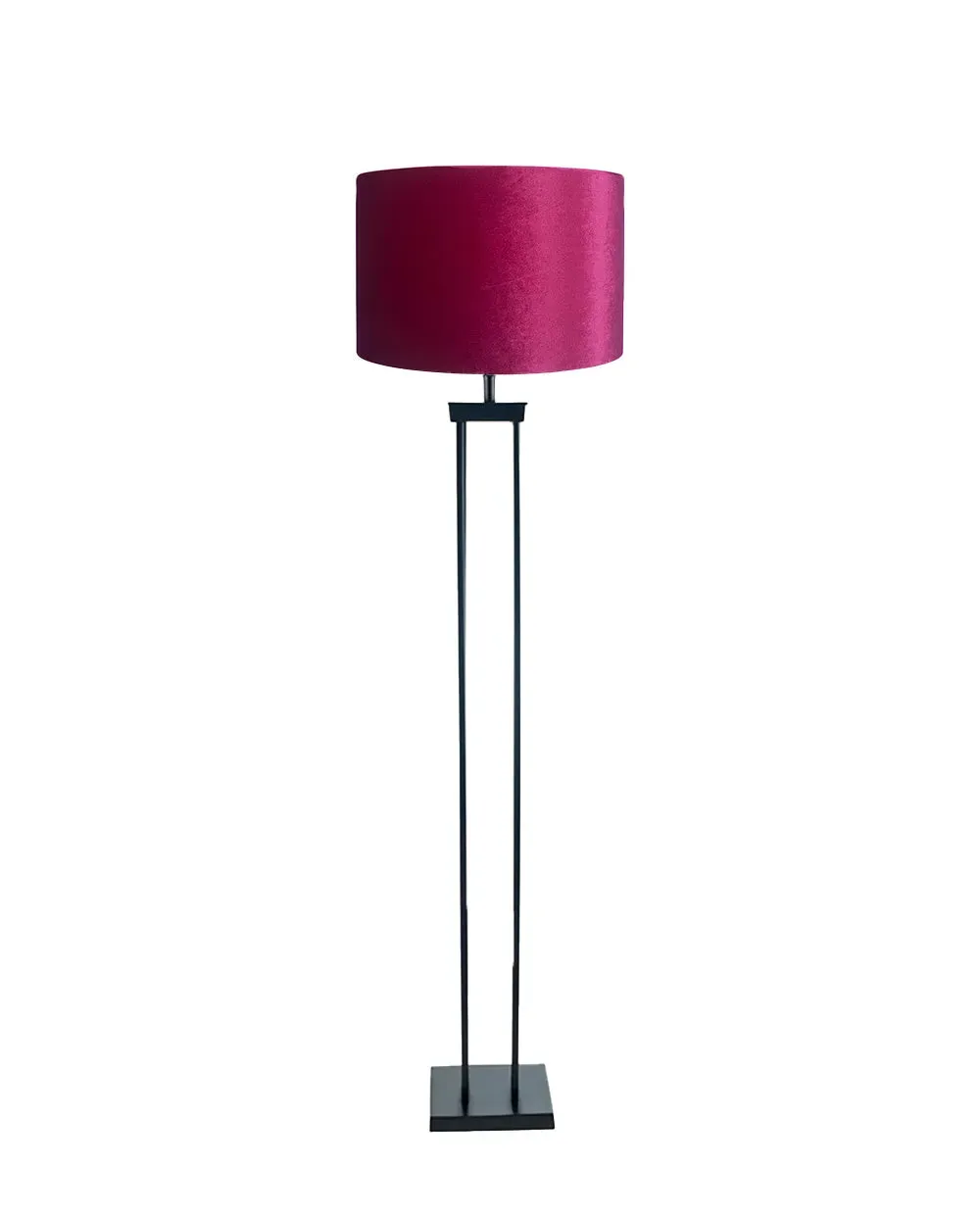 Langston Floor Lamp - Black, Velvet product