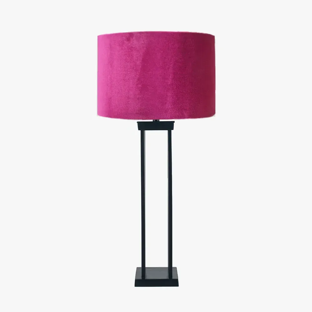Langston Four Post Table Lamp Base - Matt Black product