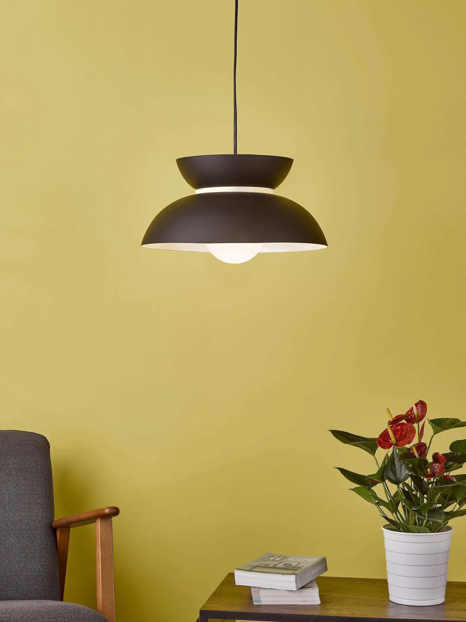 Larina Single Pendant Light Height Adjustable - Matt Black product