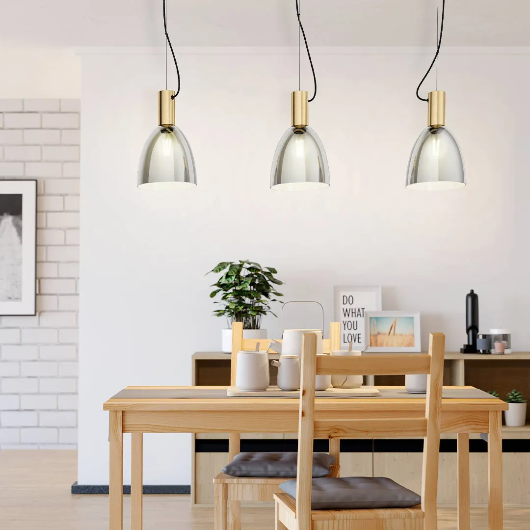 Lebalio 3-Light Ceiling Bar Pendant - Bronze, Black product