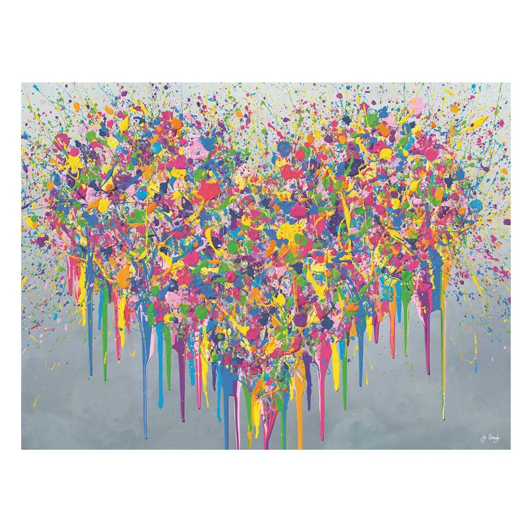 Let Your Love Flow Canvas Print - Jo Gough product