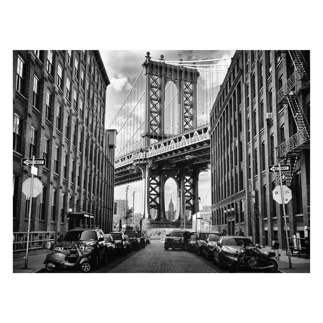 Lidia Vanhamme In America Canvas Print - Black & White product