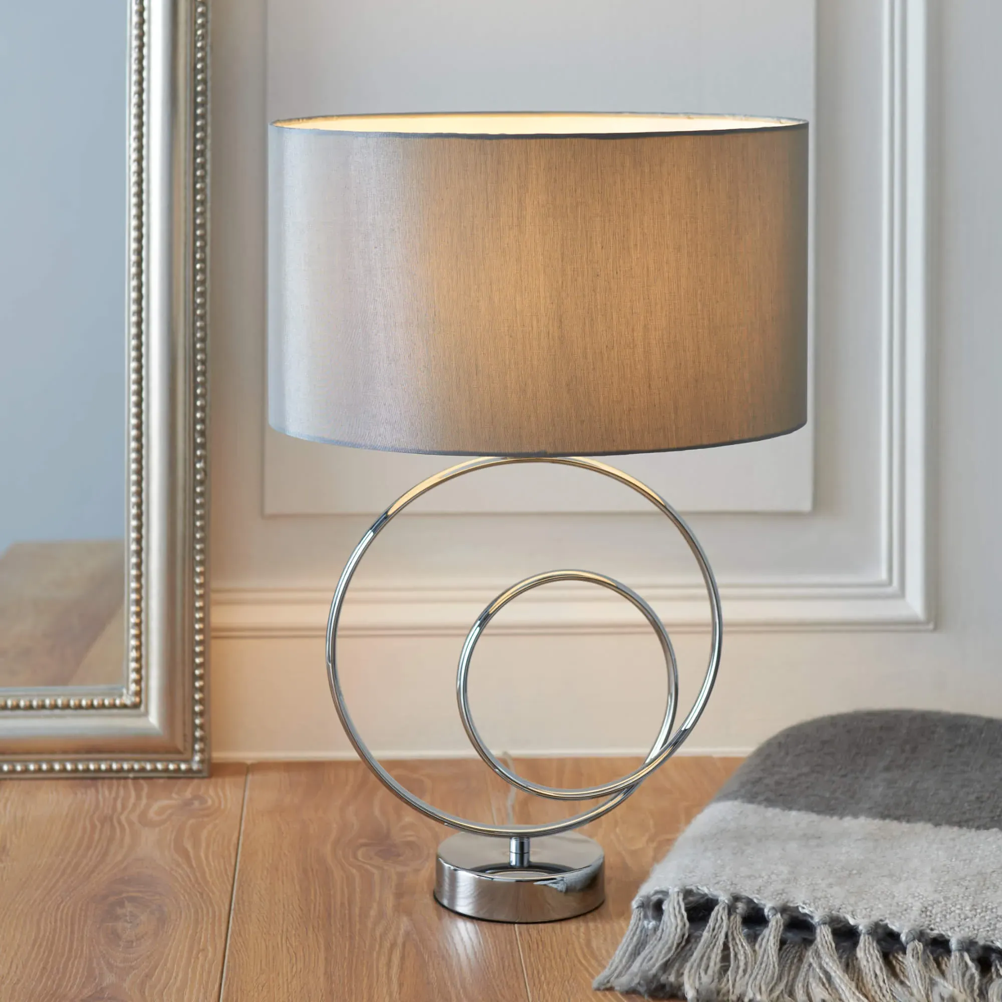 Links Chrome Table Lamp - Grey, Chrome product