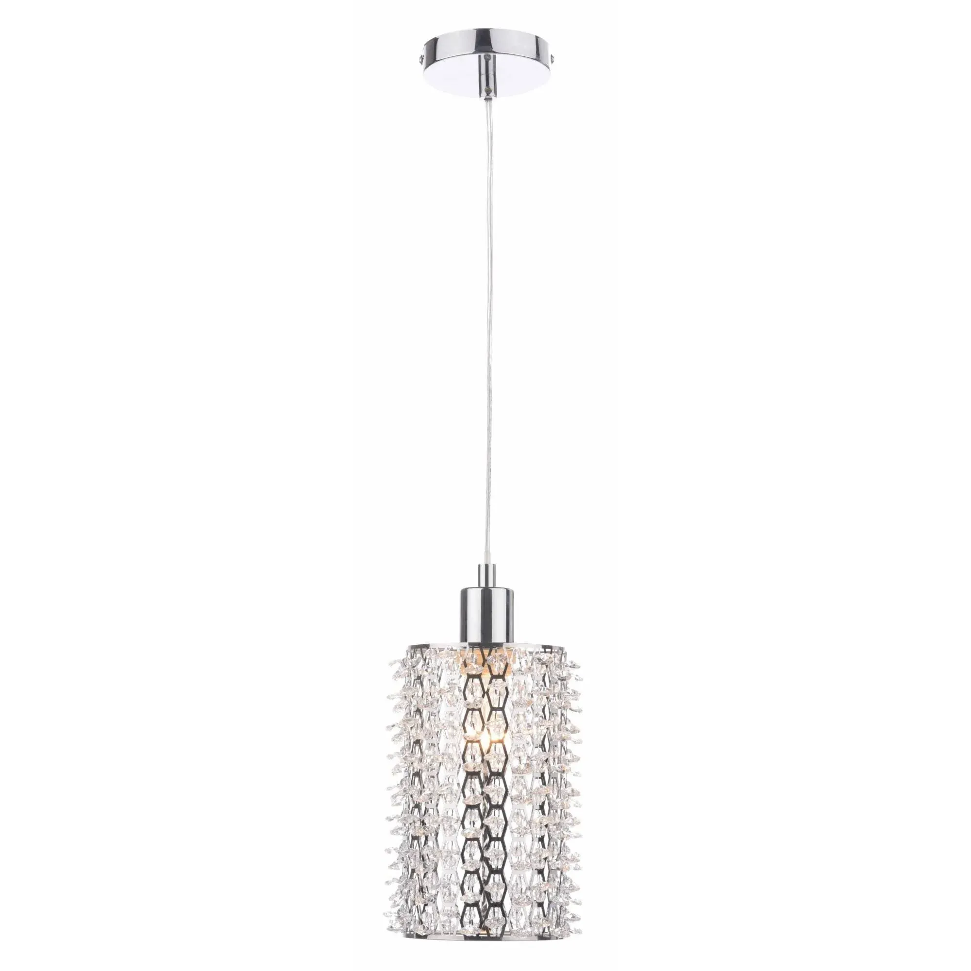 Lisette Ceiling Light - Polished Chrome, Crystal Glass product