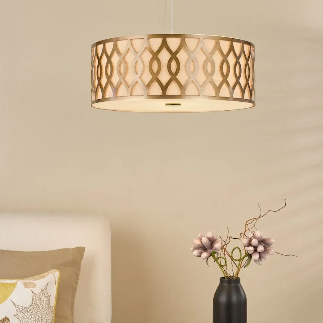 Locryn 4-Light Pendant - Brushed Bronze product