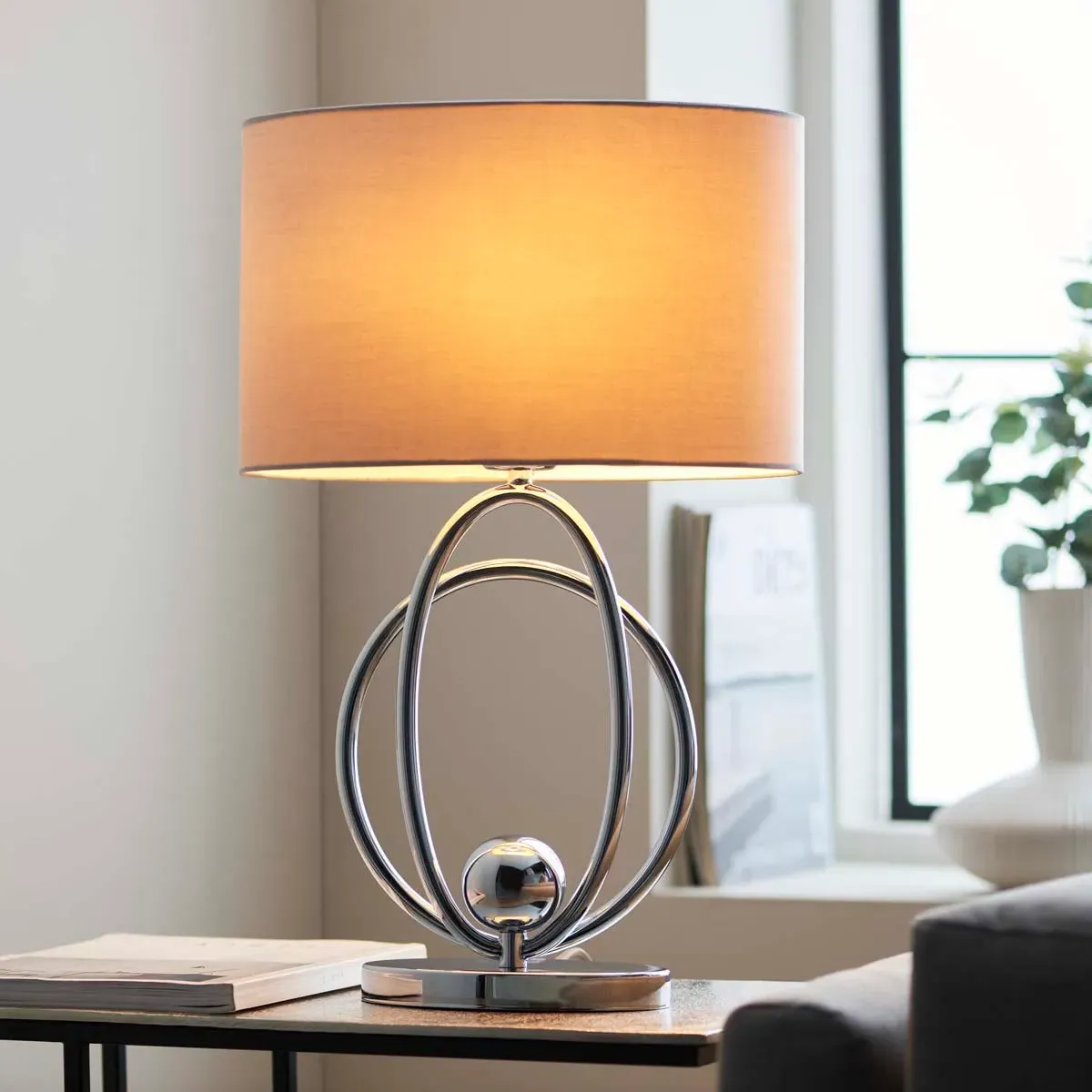 Loop Touch Table Lamp - Polished Chrome product