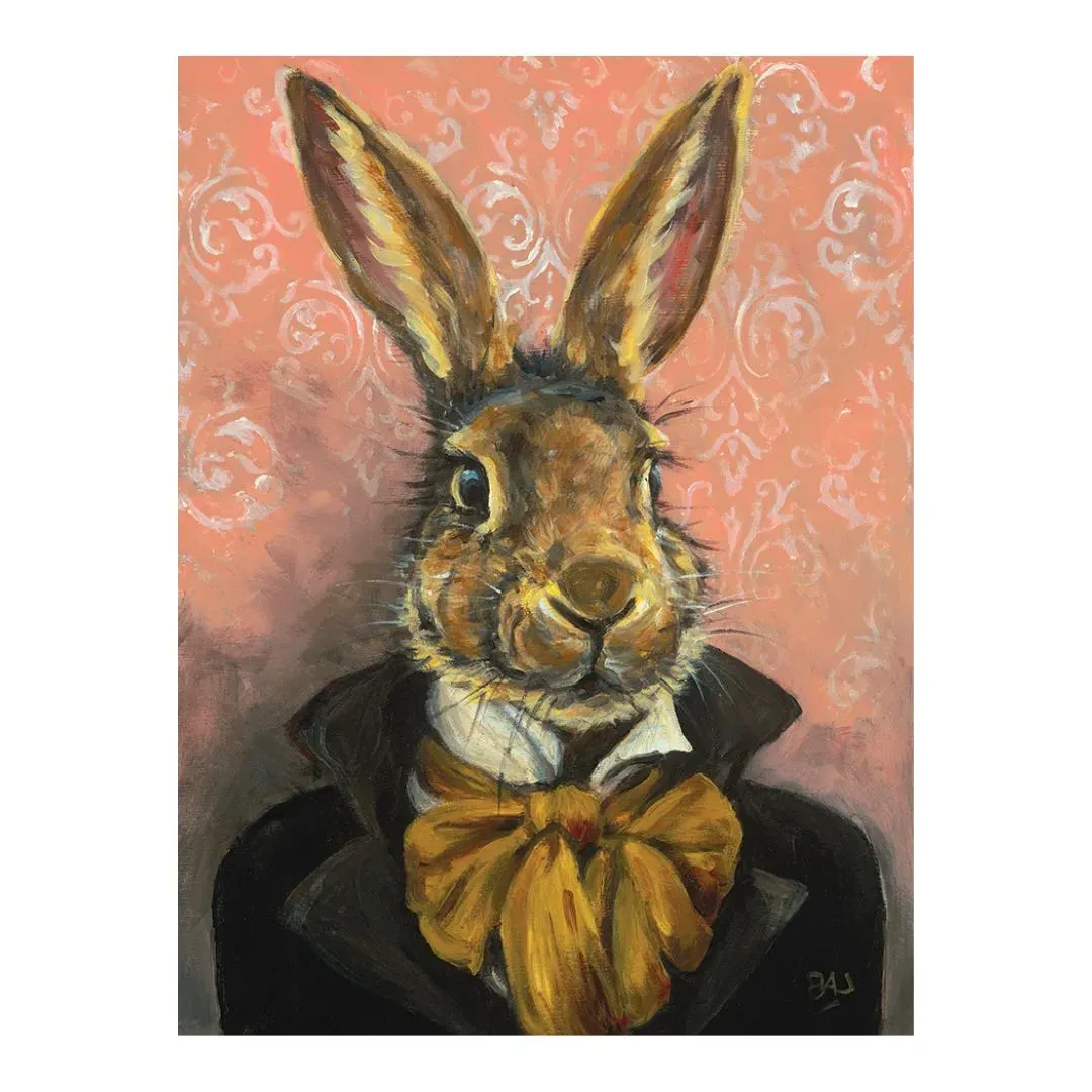 Louise Brown Lord Bunnikins Canvas Print Wall Art product