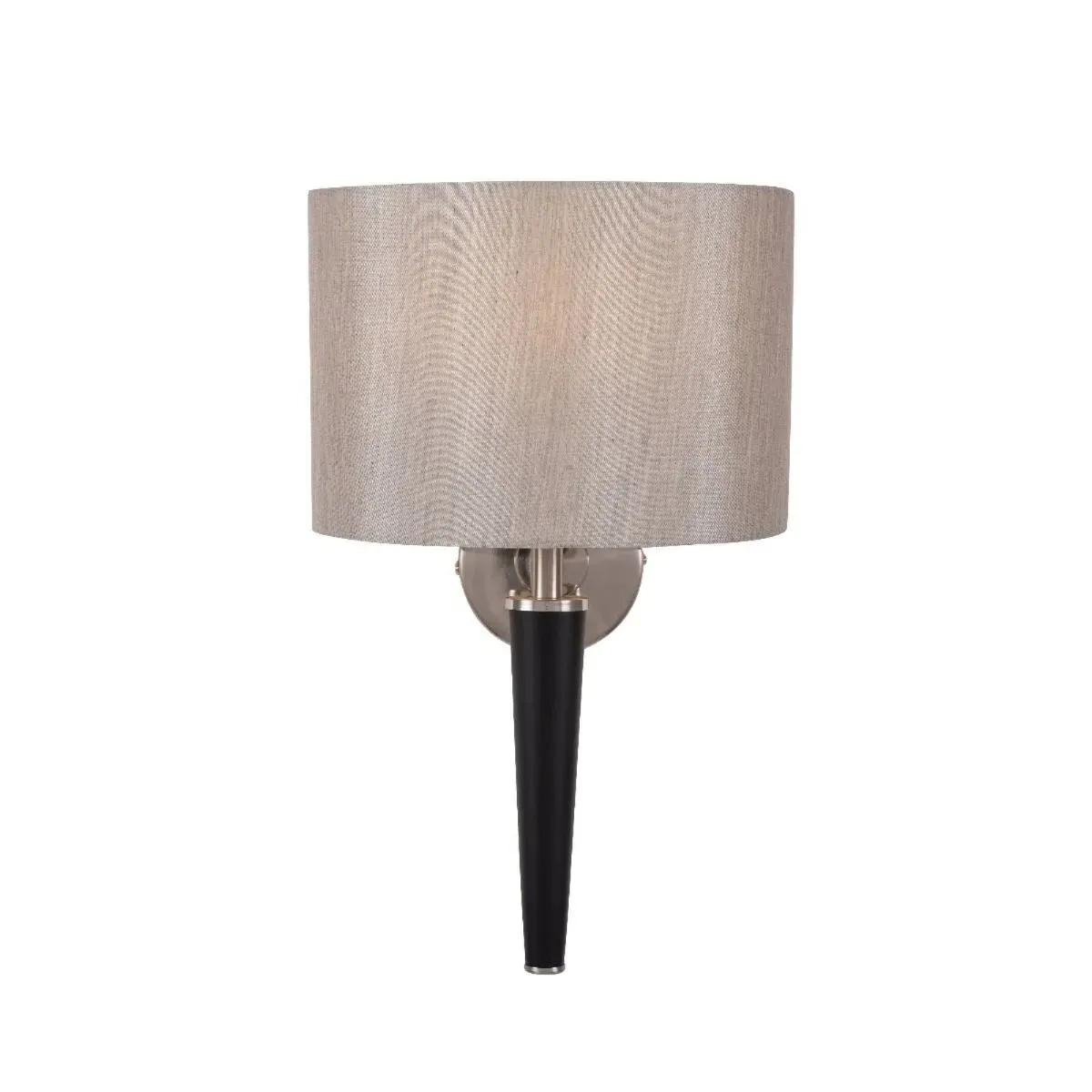 Lowry 1-Light Wall Light - Brushed Silver, Black product