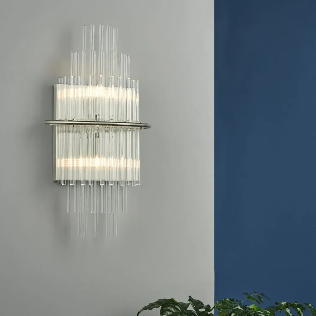 Lukas Crystal Wall Light Dimmable - Polished Chrome product