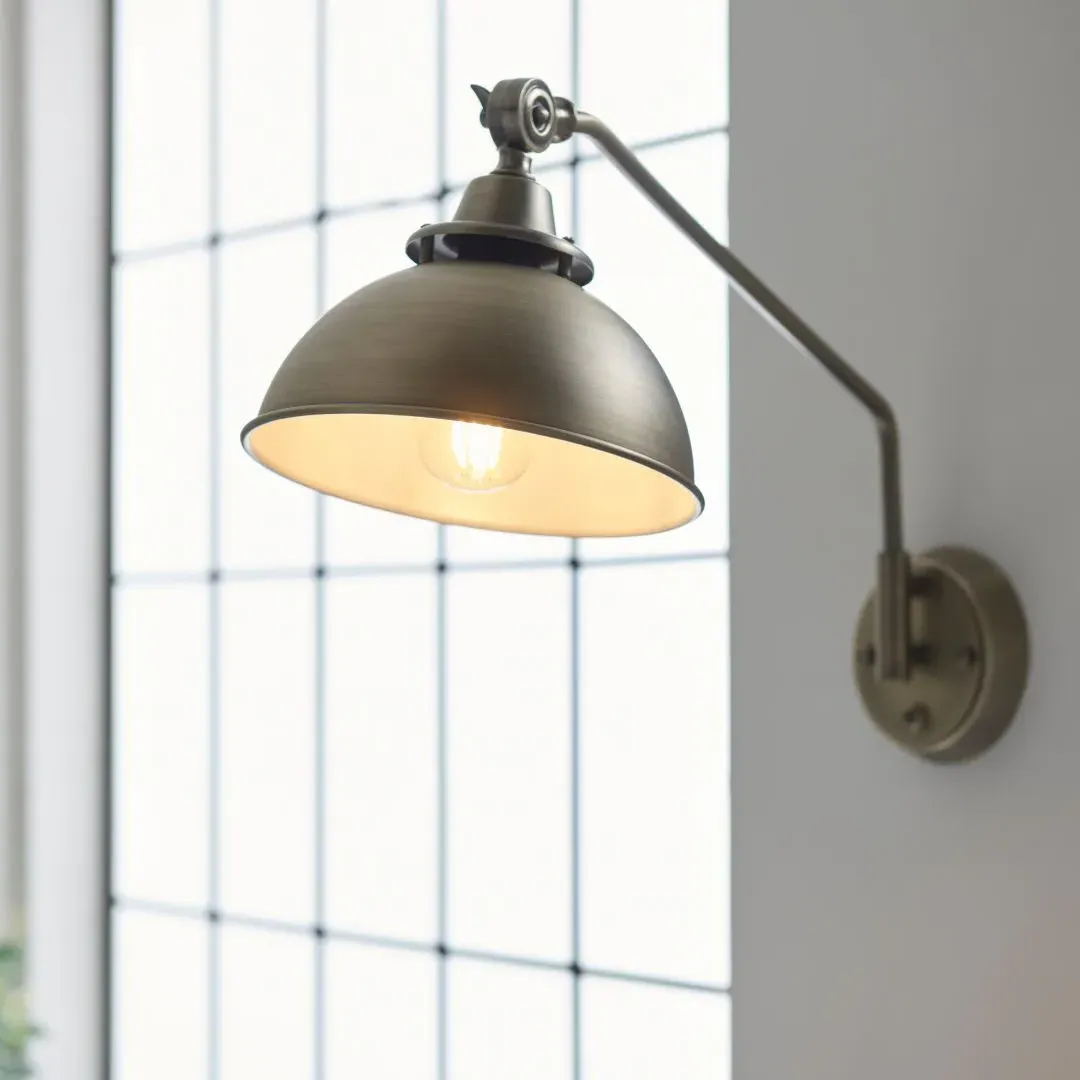 Madison Adjustable Wall Light - Antique Brass product