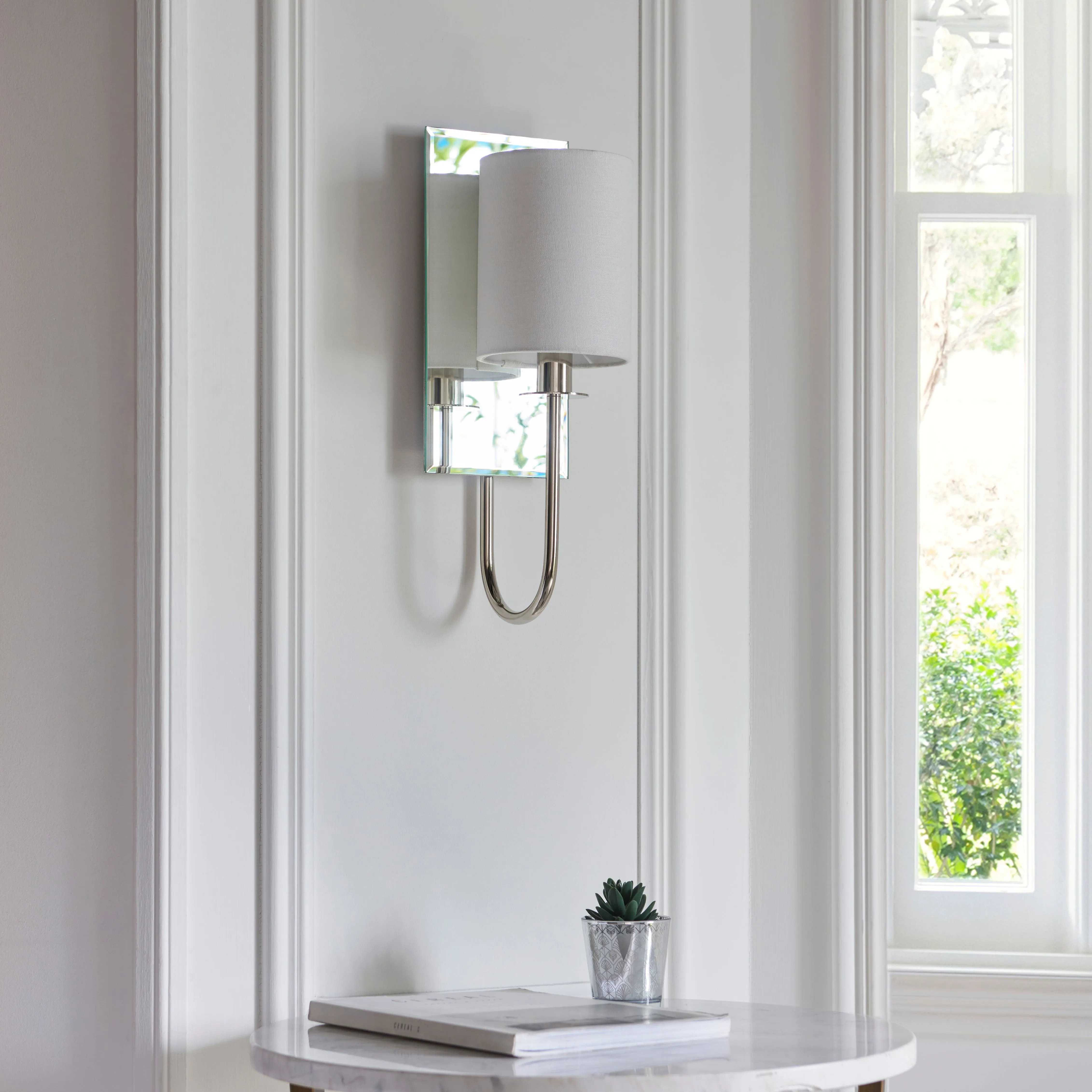 Maia Wall Light - Nickel product
