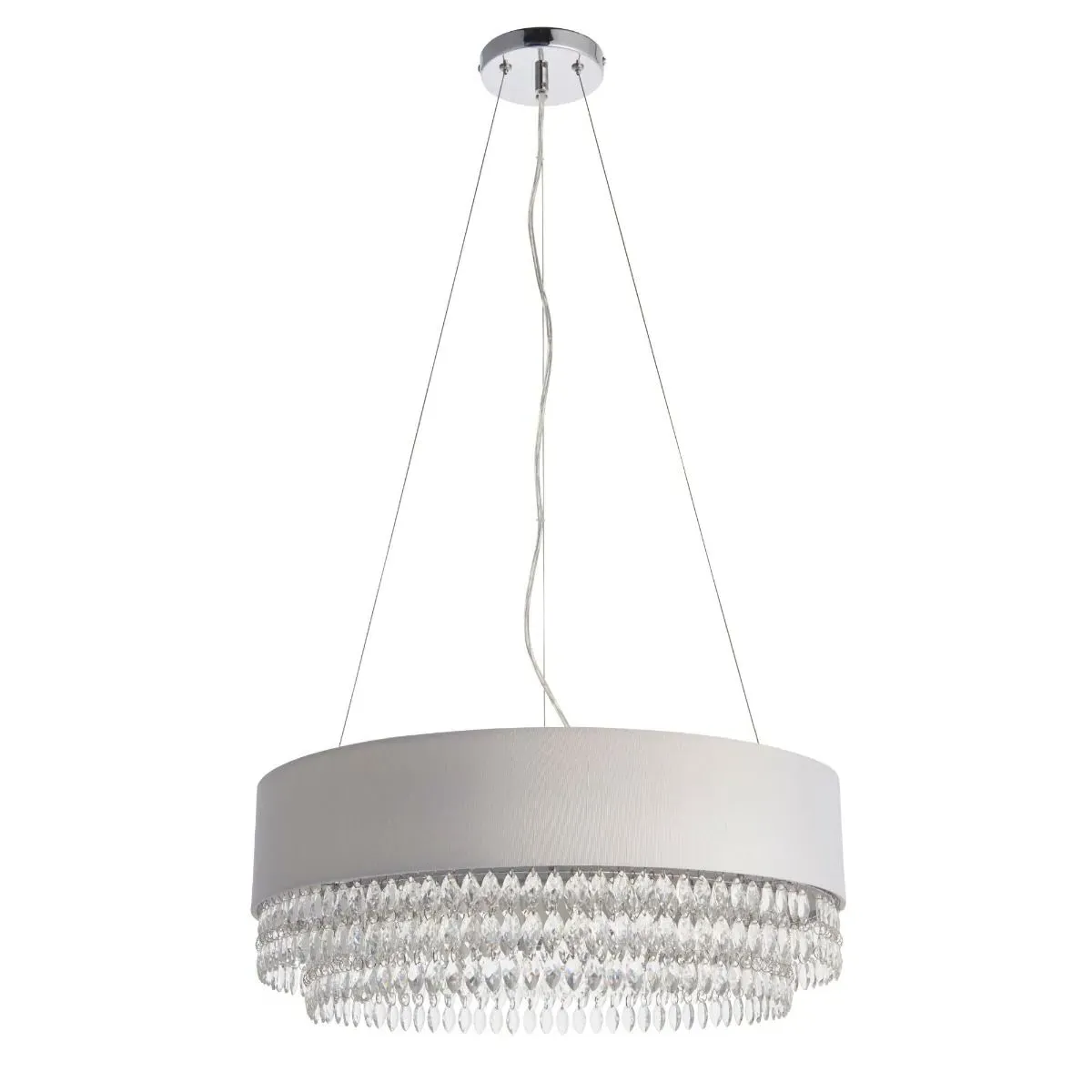 Malmesbury 6-Light Ceiling Pendant - Polished Chrome, Crystal product