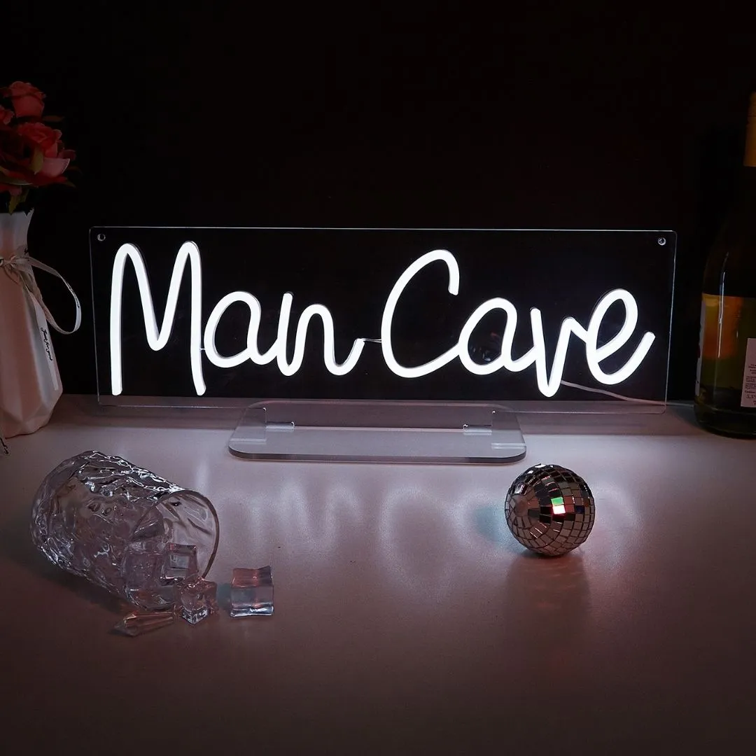 Man Cave LED Neon Sign - White product