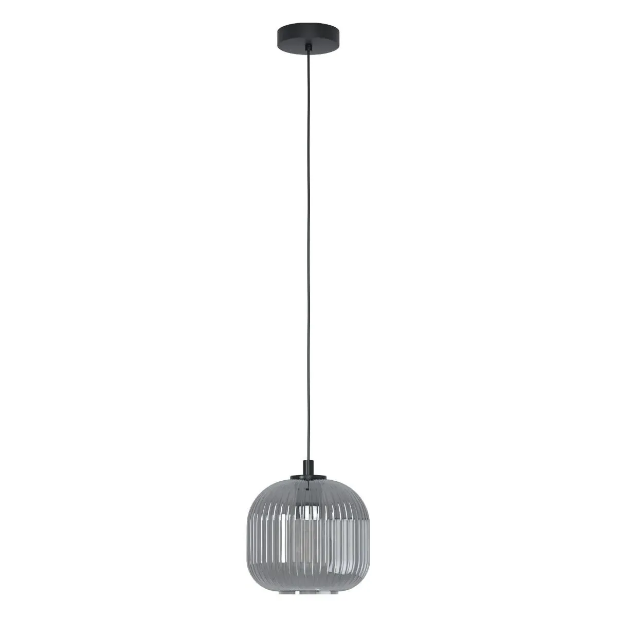 Mantunalle Single Ceiling Pendant Light - Black, Glass product