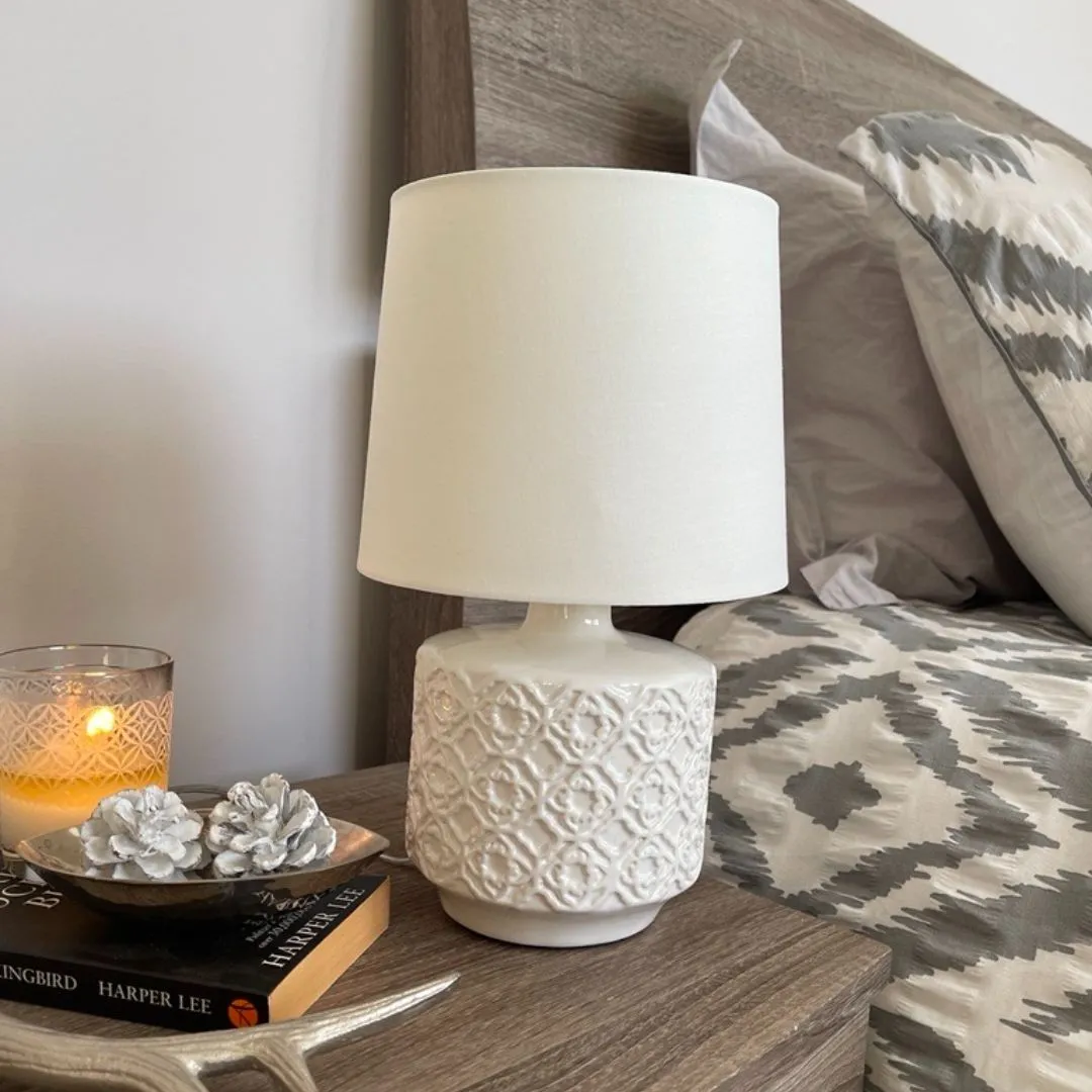 Mara Ceramic Table Lamp - White product