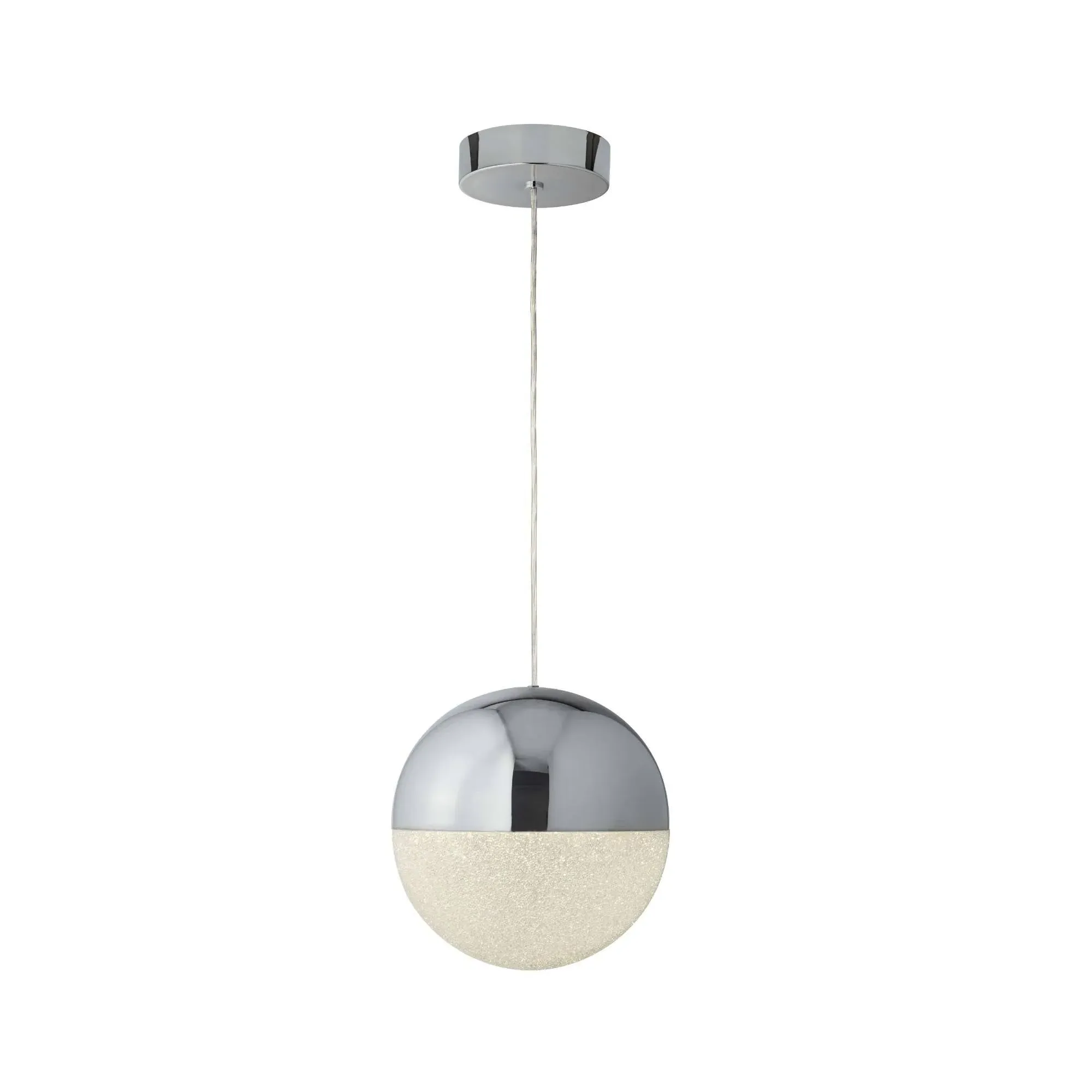 Marbles Large LED Pendant Light - Chrome, Acrylic product