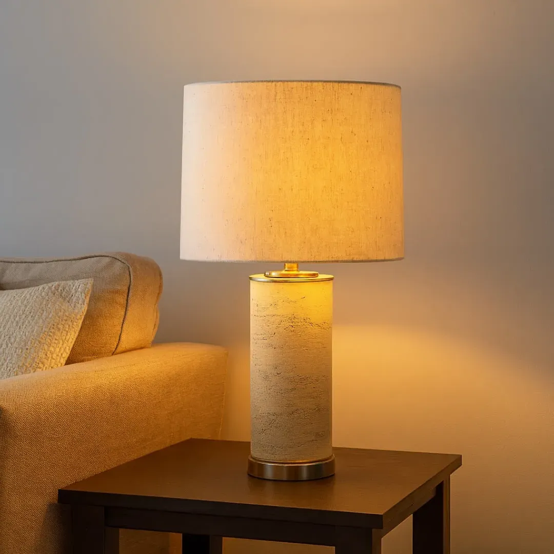 Marcelline Table Lamp - Taupe, Polyresin product