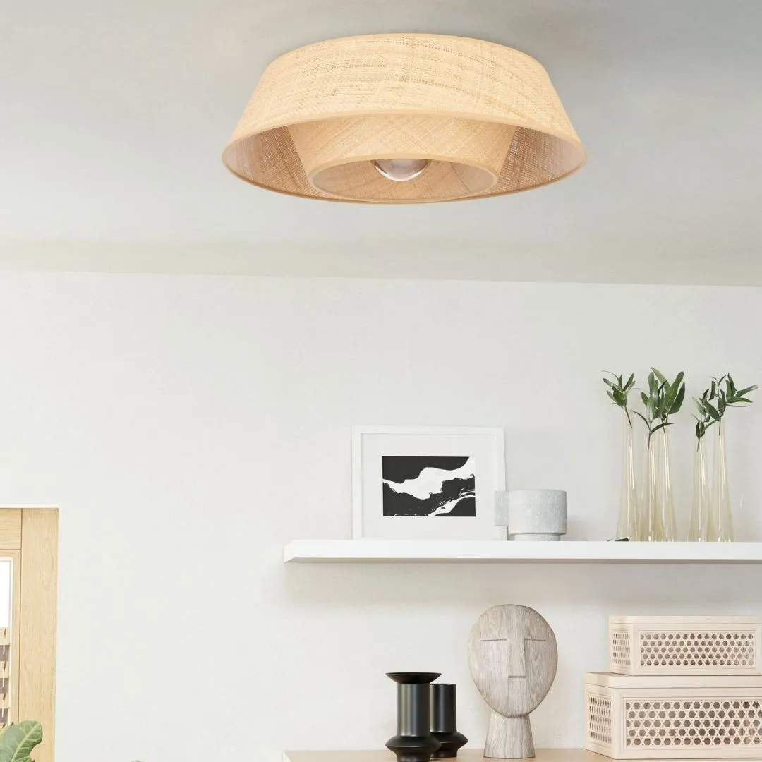 Marford Flush Ceiling Light - Wood product