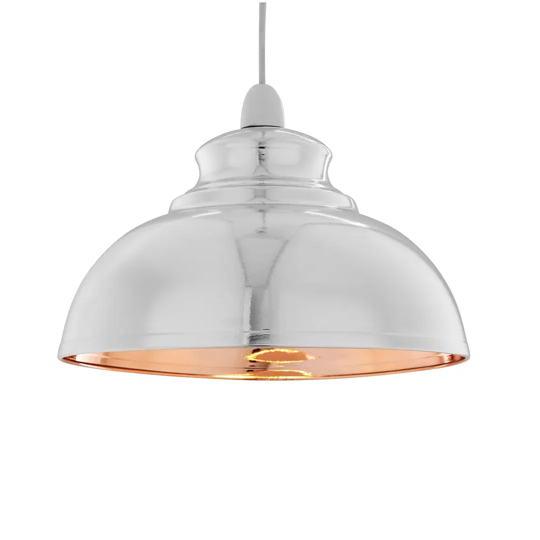 Maris Easy-Fit Pendant - Polished Chrome, Spun Metal product