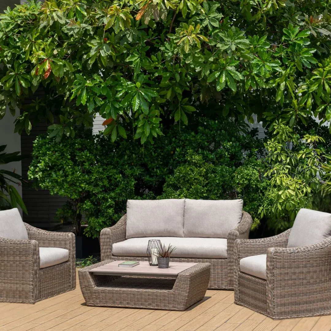 Martinique 4-Seater Outdoor Lounge Set - Wicker product