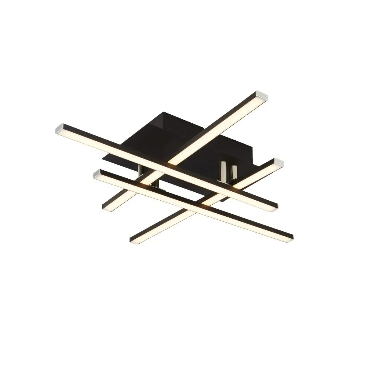 Matrix 4-Light LED Flush Ceiling Light - Matt Black product