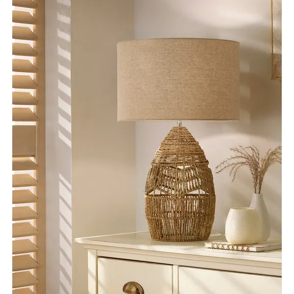 Maui Rattan Table Lamp - Natural product