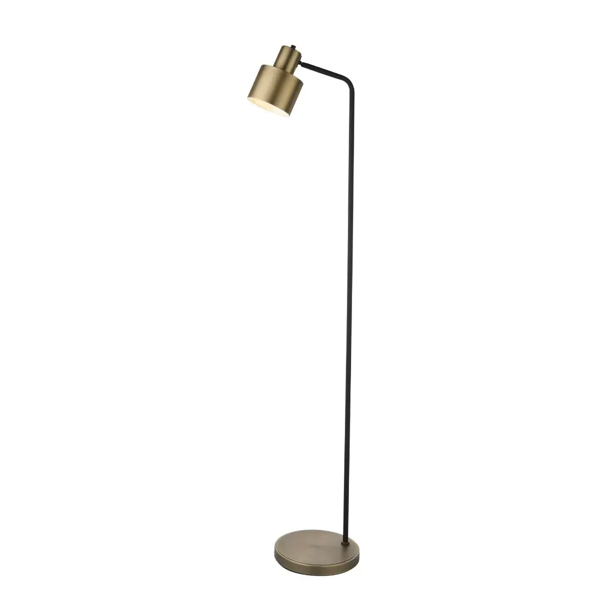 Mayfield Floor Lamp - Antique Brass & Black product
