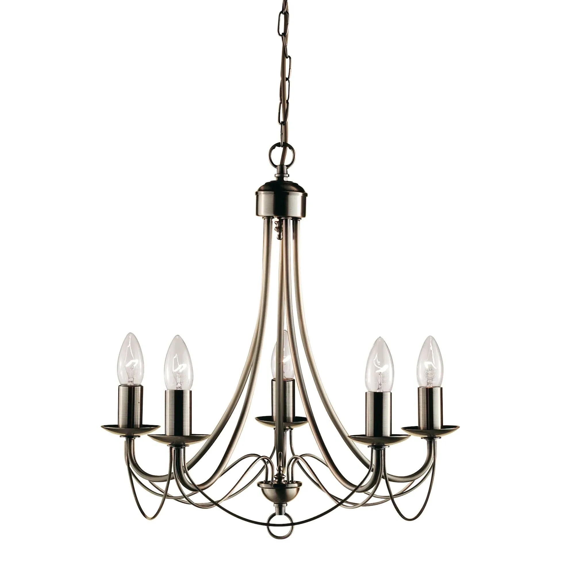Maypole 5-Light Chandelier - Antique Brass product