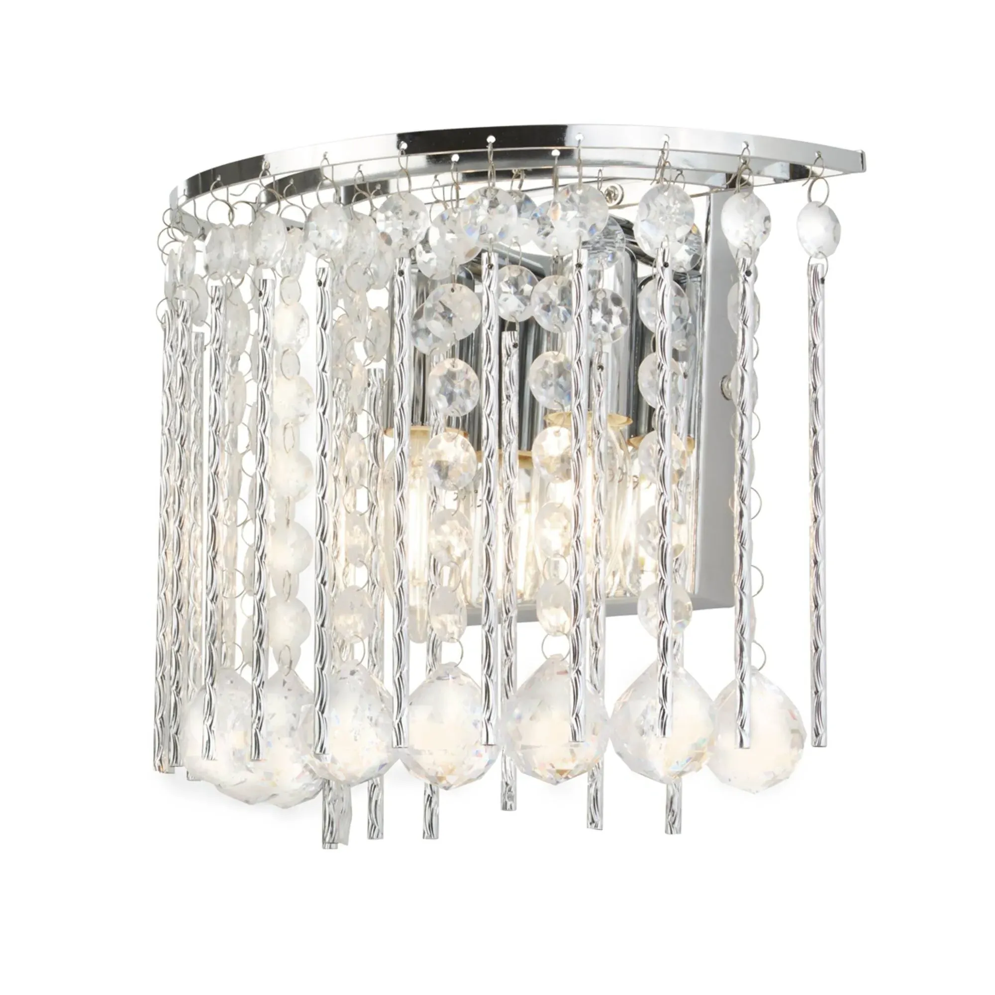 McQueen Wall Light - Polished Chrome, Acrylic product