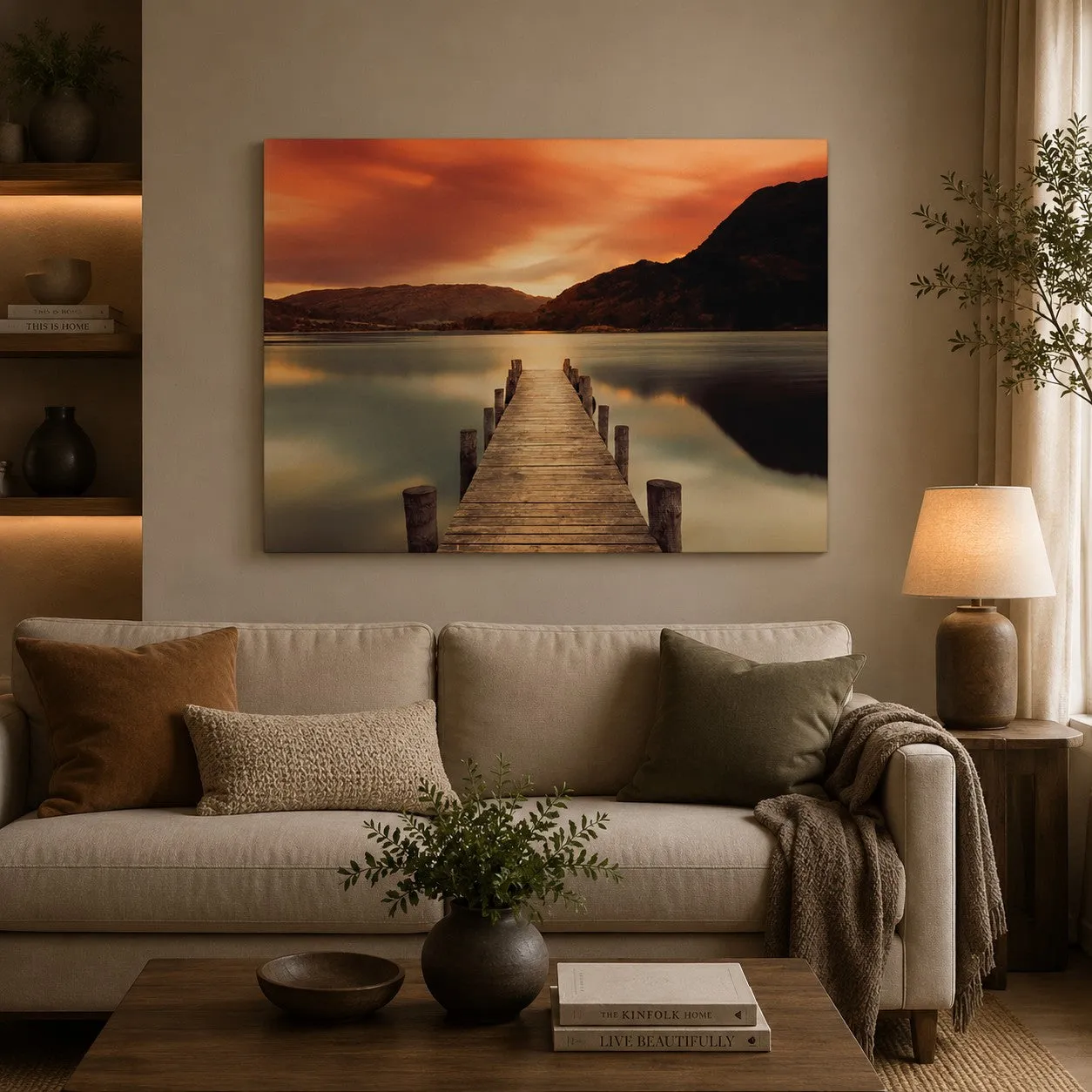 Mel Allen Ullswater Canvas Wall Art - 60x80cm product
