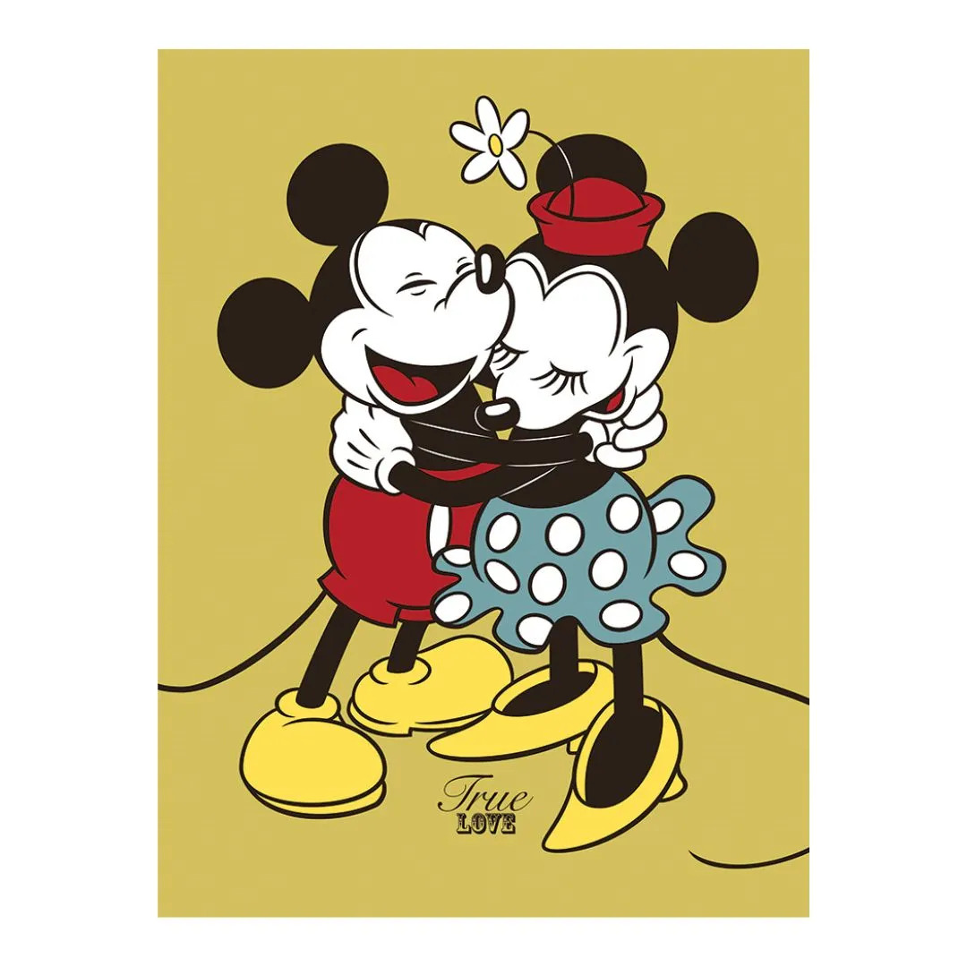 Mickey & Minnie Mouse True Love Canvas Wall Art product