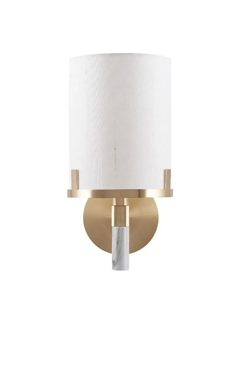 Midland 1-Light Wall Light - Gold, Marble product