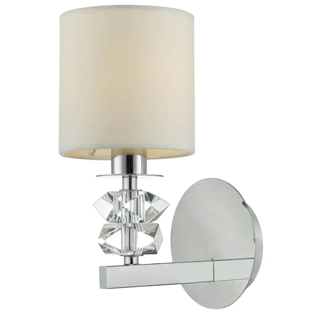Mina Crystal Wall Light - Polished Chrome product