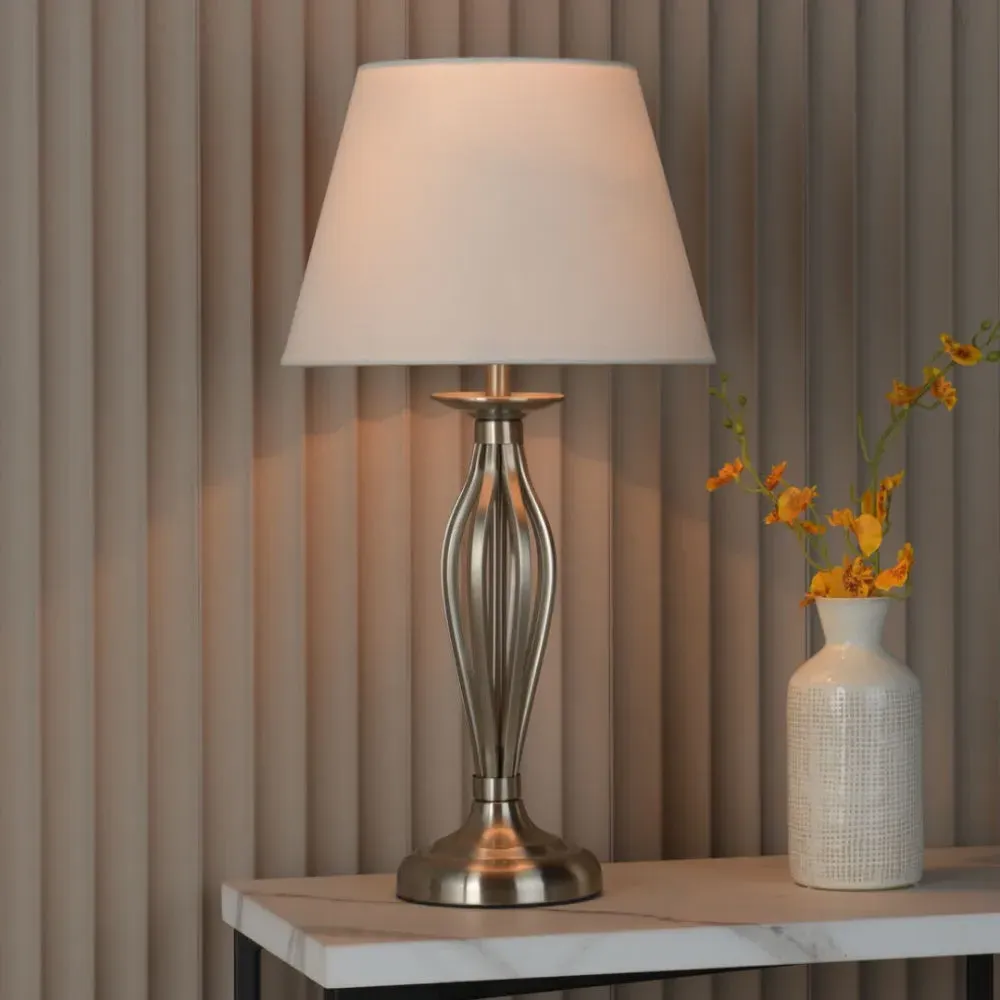 Miranda Table Lamp - Satin Chrome product