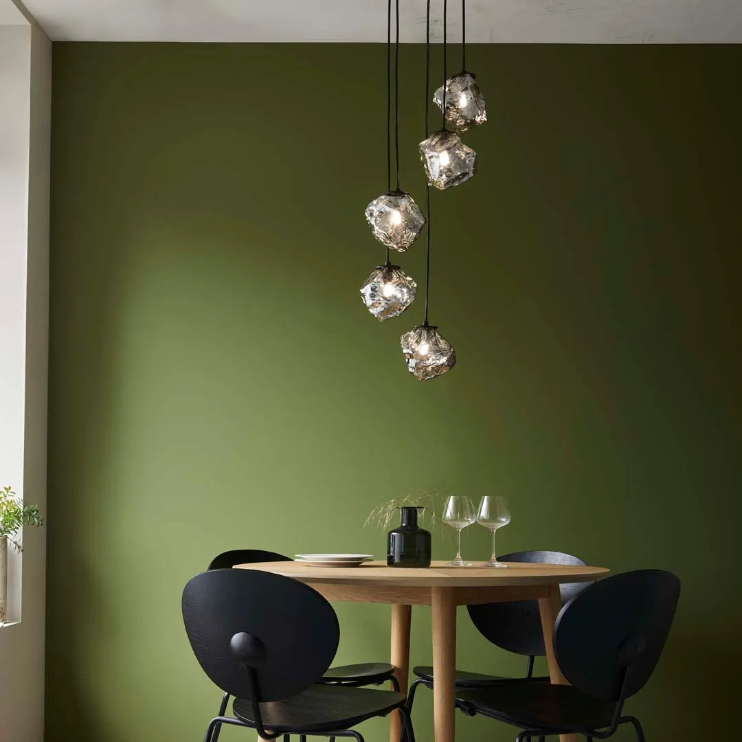 Molten 5-Light Ceiling Pendant - Smokey, Glass product