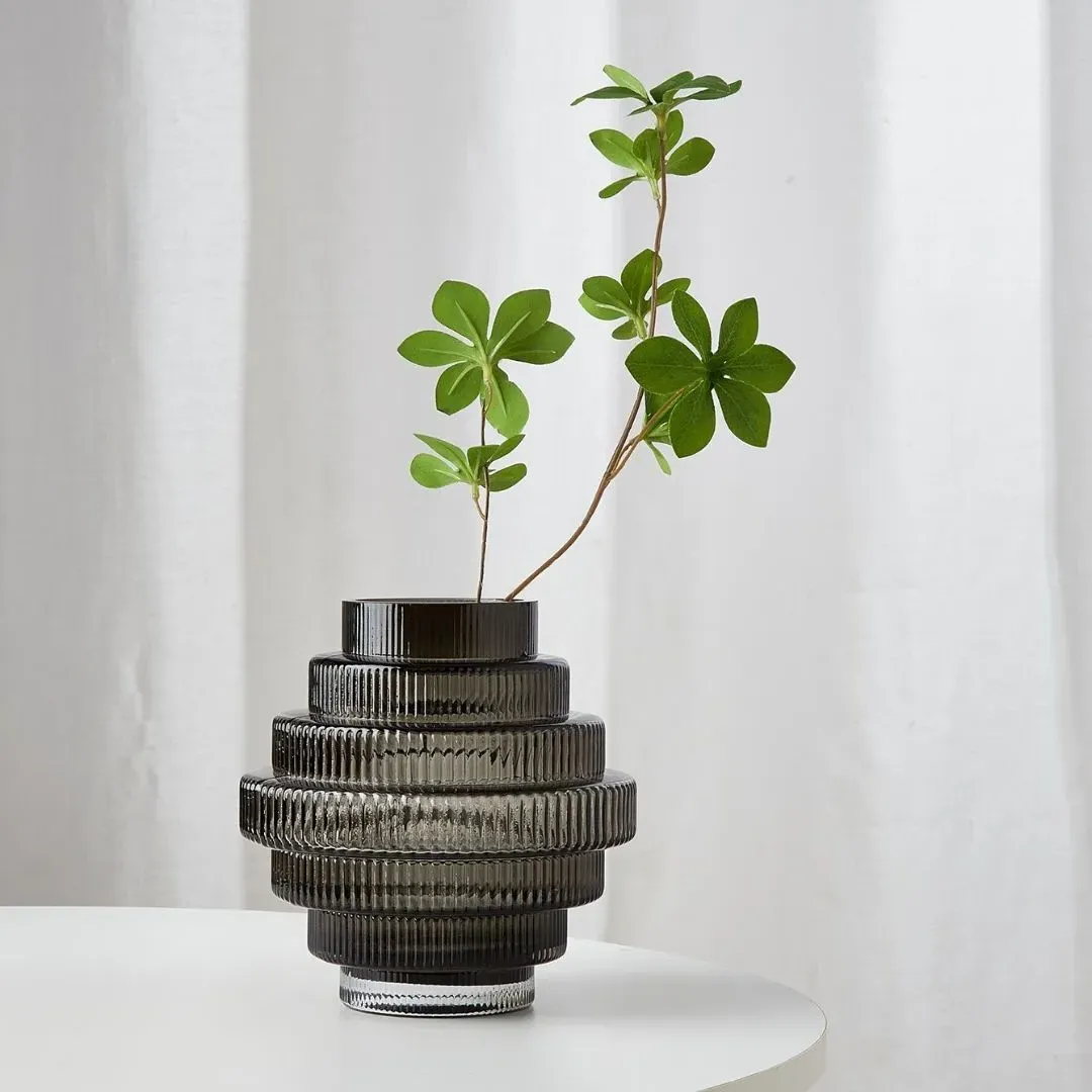 Monaco Small Glass Vase - Black product