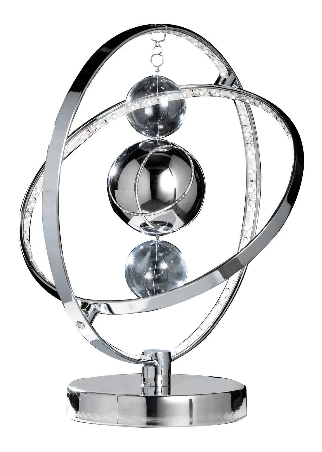 Muni 32cm LED Table Lamp - Polished Chrome product