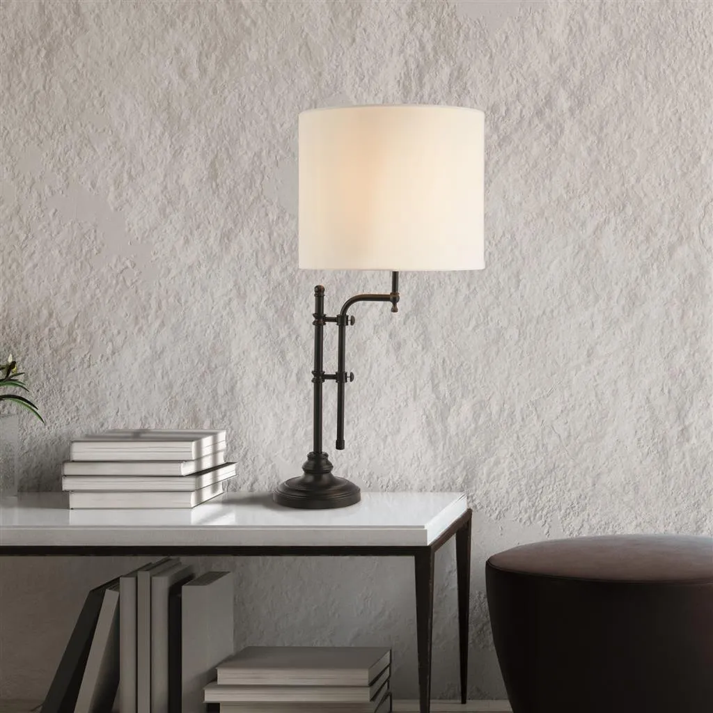Munich Adjustable Table Lamp - Black, Metal product