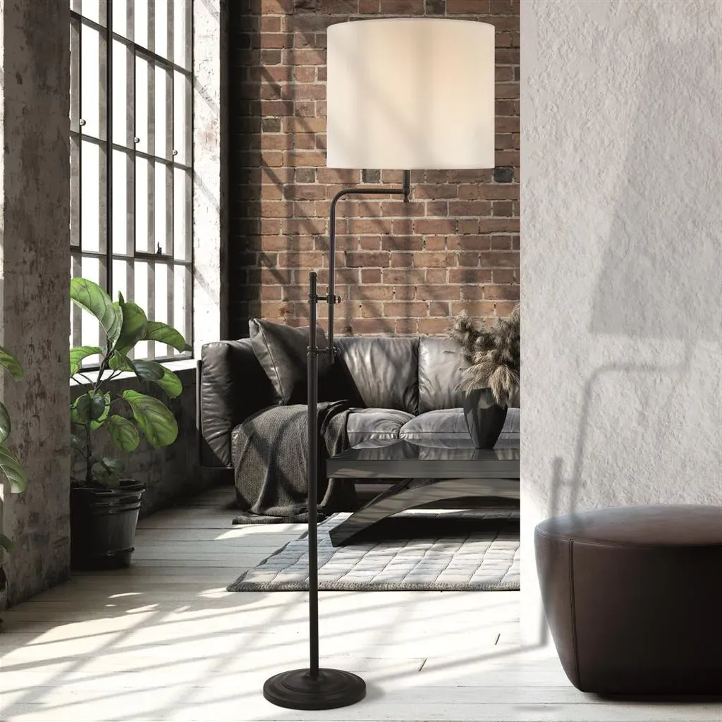 Munich Floor Lamp Adjustable - Black, Metal product