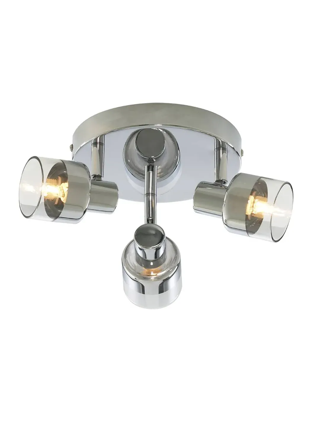 Naples 3-Light Ceiling Spotlight Plate - Chrome product