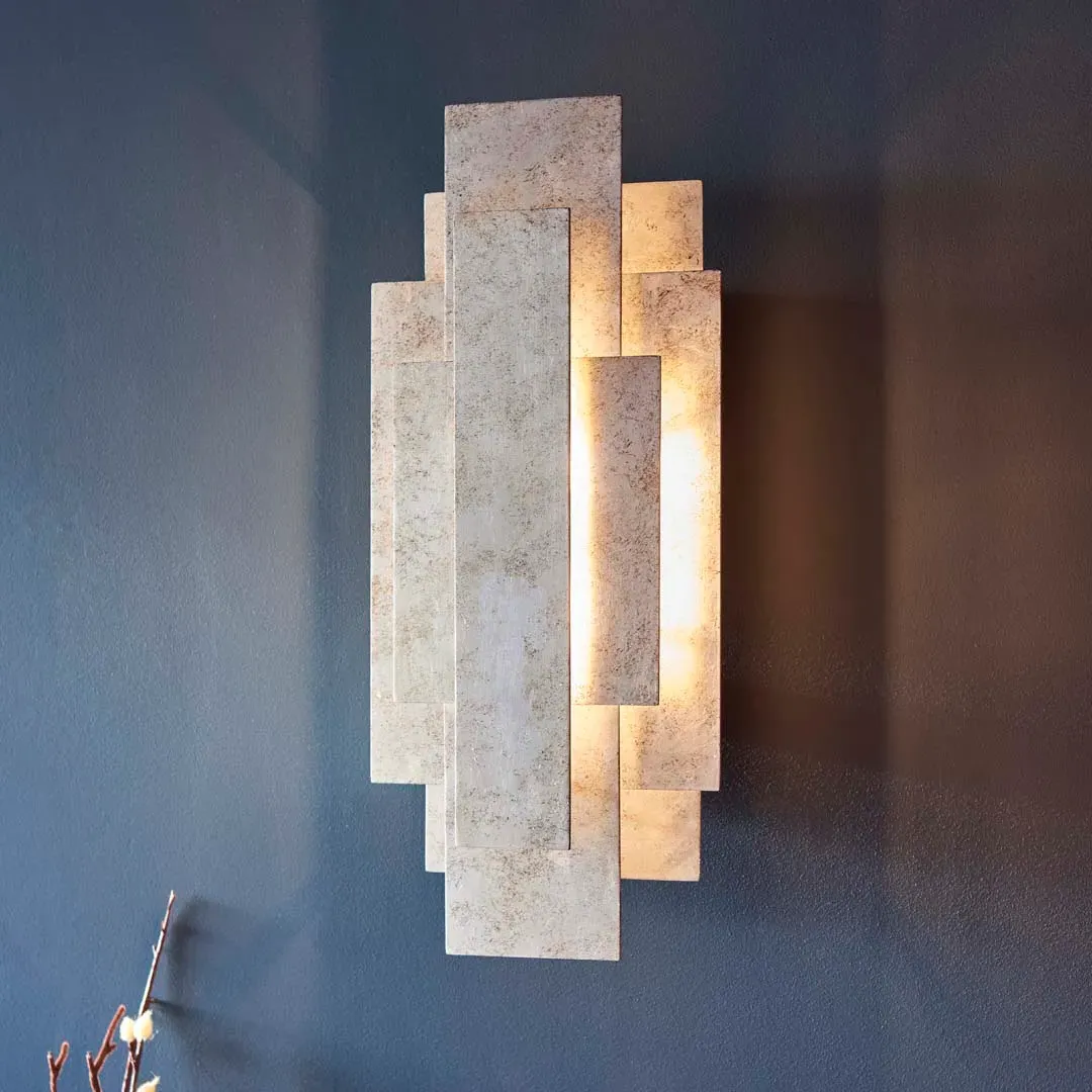 Neus 2-Light Wall Bracket - Antique Silver, Steel product