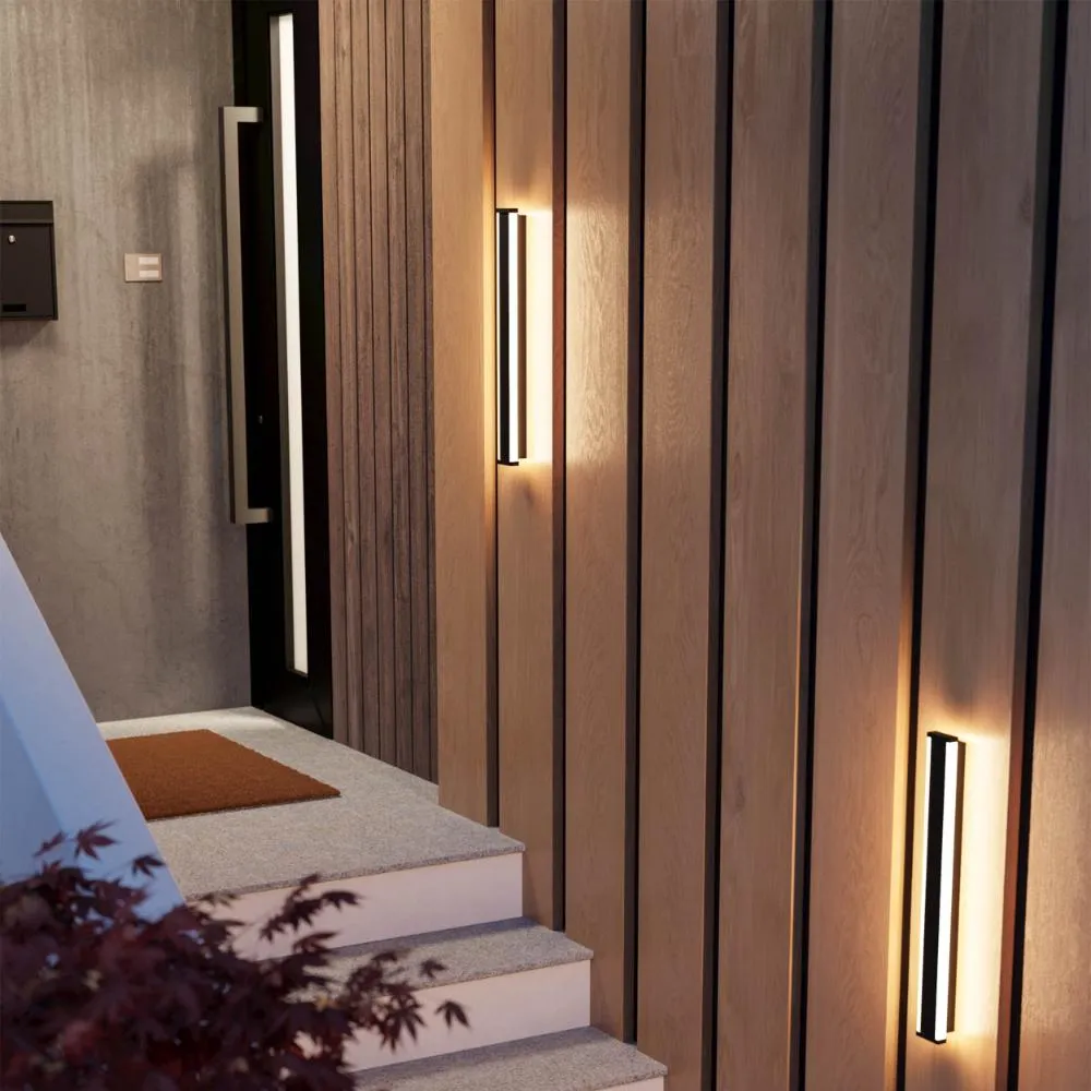 Neviano Medium Outdoor LED Wall Light IP55 - Black product