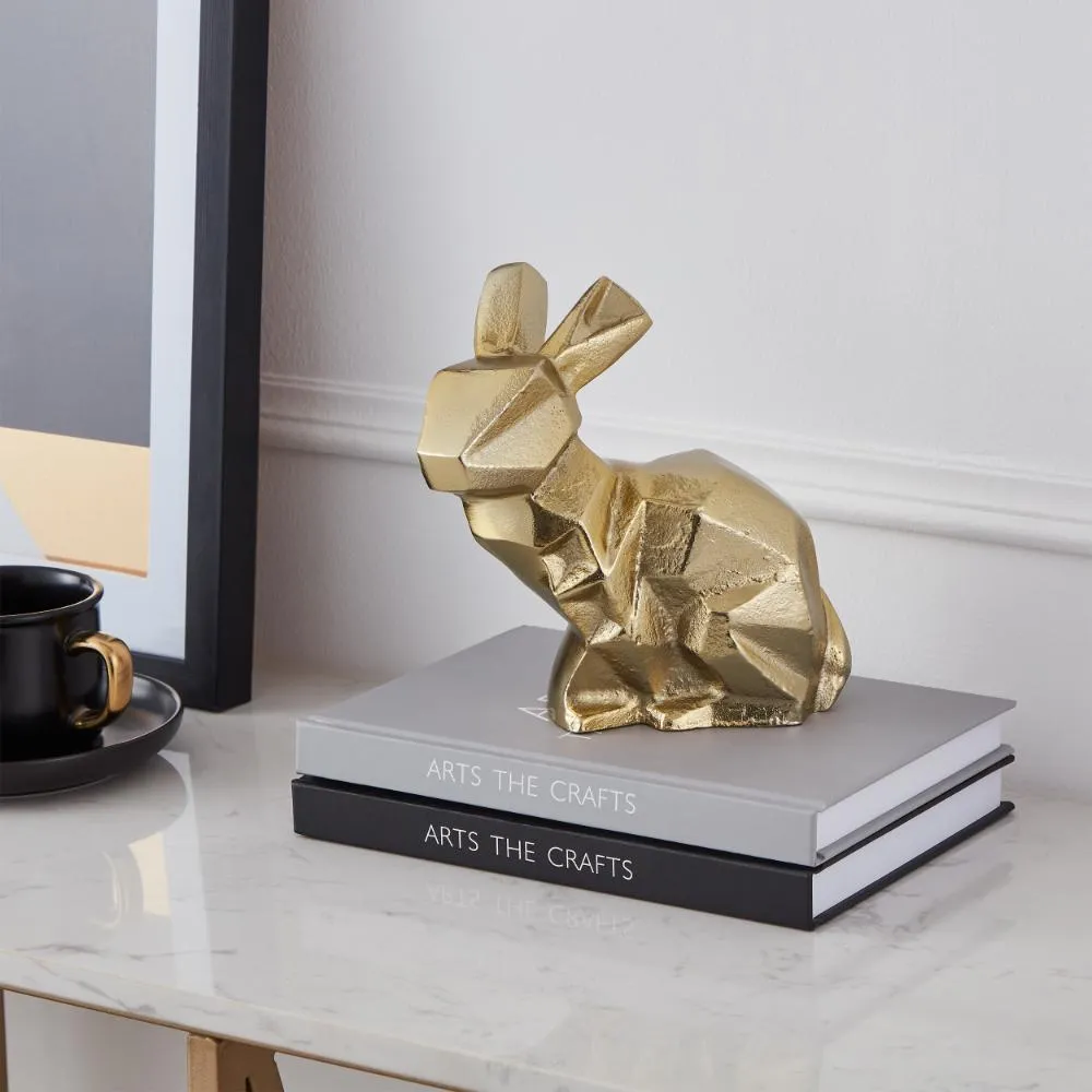 Nolalu Bunny Ornament - Gold, Aluminium product