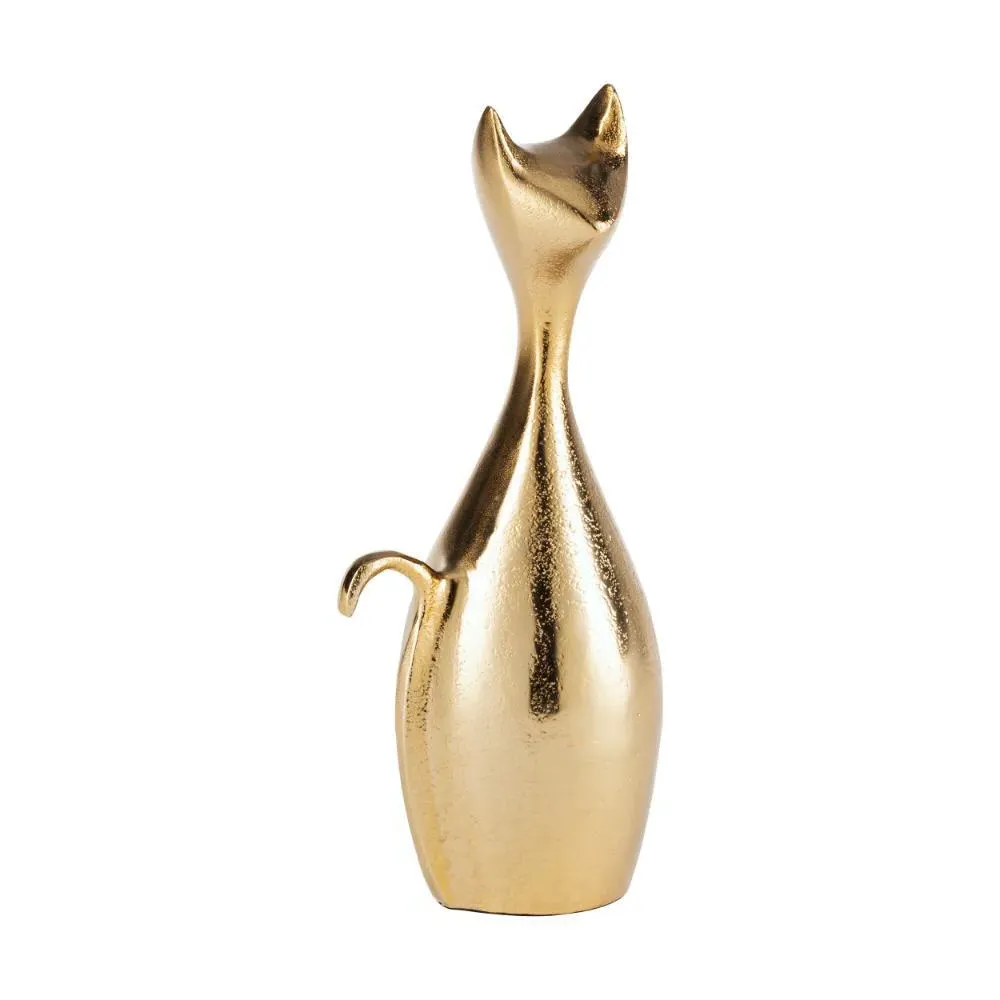 Nolalu Cat Ornament - Gold, Aluminium product