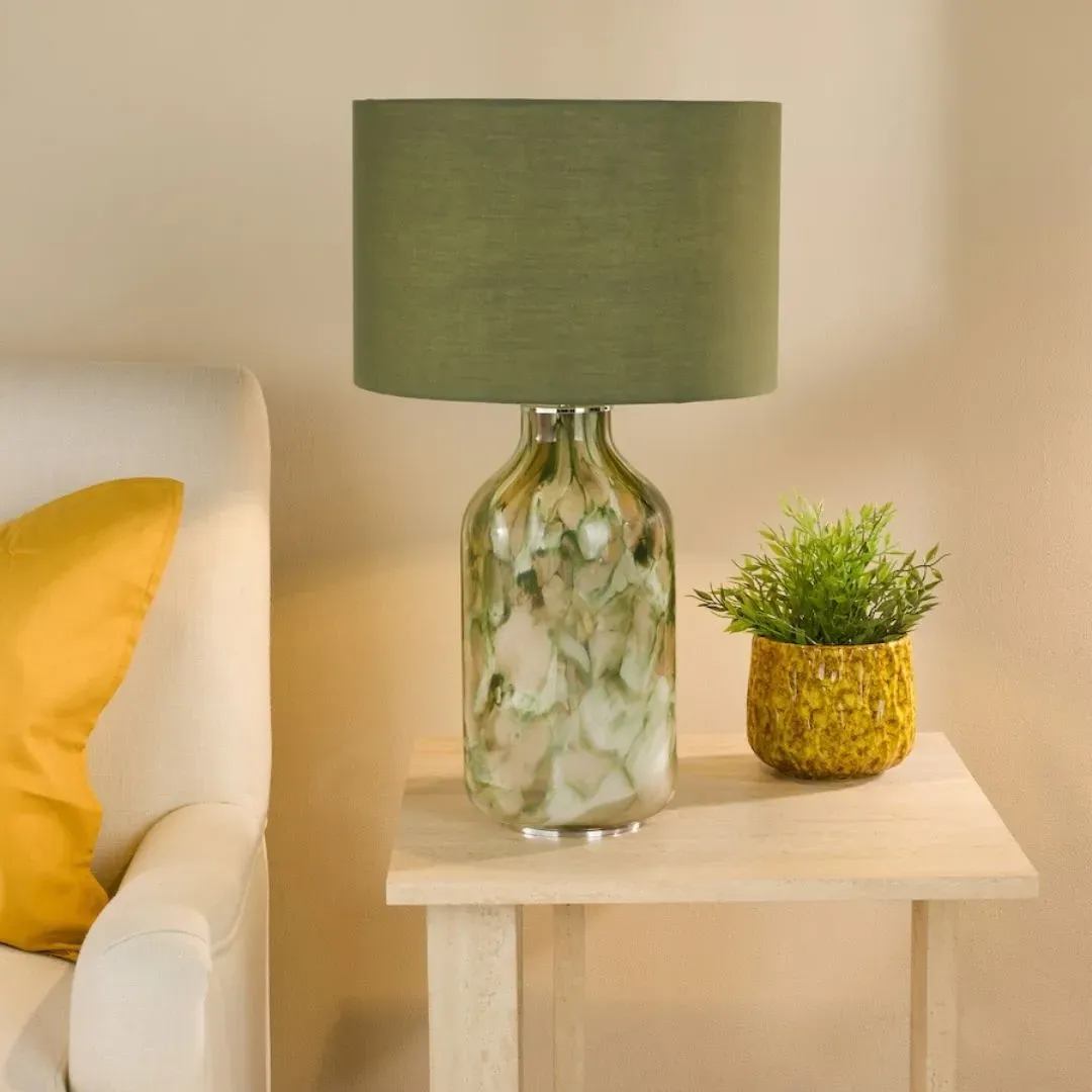 Nuria Glass Table Lamp - Green product