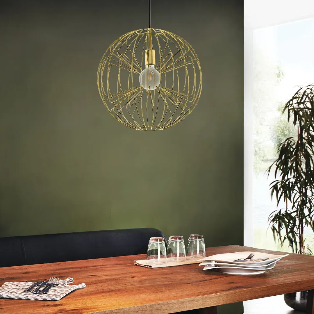 Okinzuri Spherical Pendant Light - Brass product