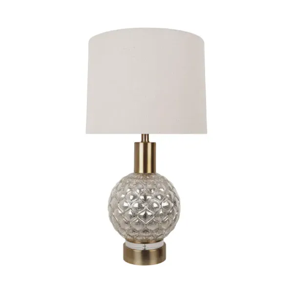 Ona Textured Glass Table Lamp - Antique Brass product