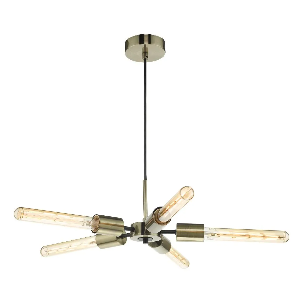 Onika 5-Light Pendant Ceiling Light - Antique Brass product